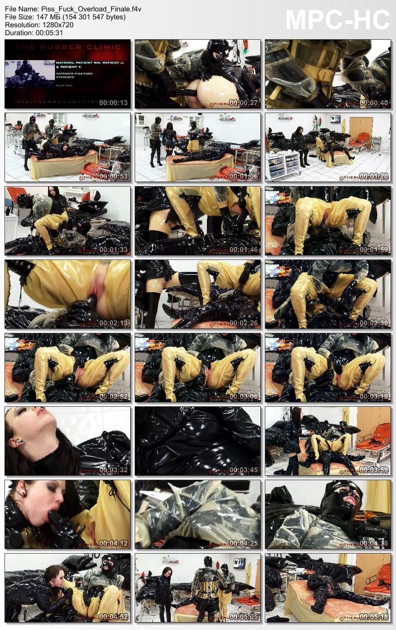Piss Fuck Overload Finale. Non-stop Rubber Fucking and Pissing action. Therubberclinic (147 MB)