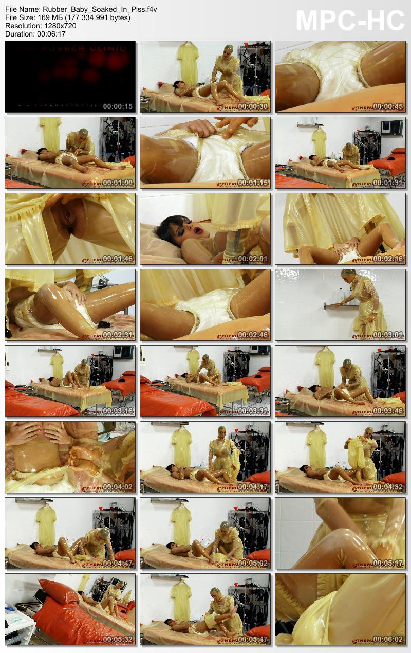 Rubber Baby Soaked In Piss. 100% Exclusive Bizarre Rubber A.B. Action. Therubberclinic (169 MB)