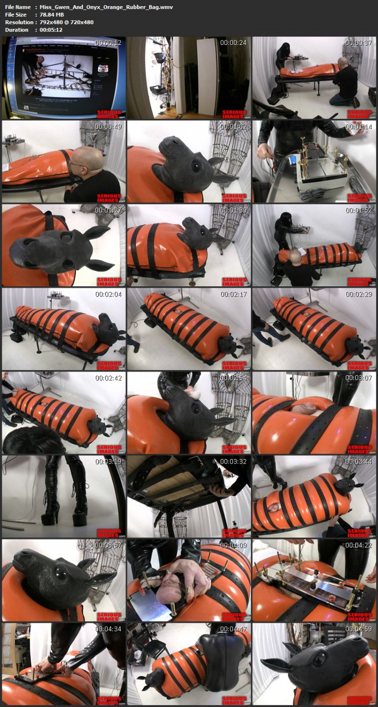 Miss Gwen And Onyx – Orange Rubber Bag. Feb 23 2012. Seriousimages.com (78 Mb)