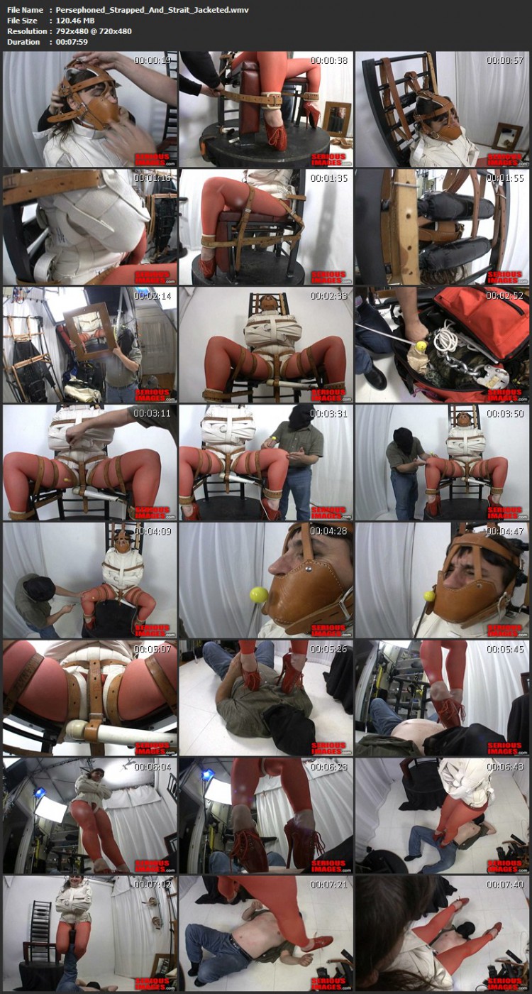 Persephoned Strapped And Strait Jacketed. Dec 8 2012. Seriousimages.com (120 Mb)