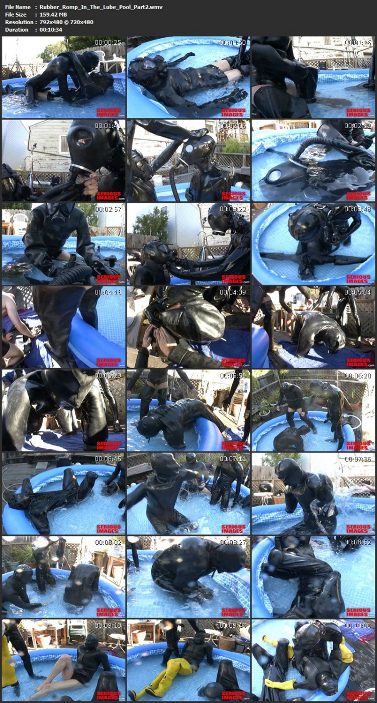 Rubber Romp In The Lube Pool. Sep 18 2012. Seriousimages.com (298 Mb)