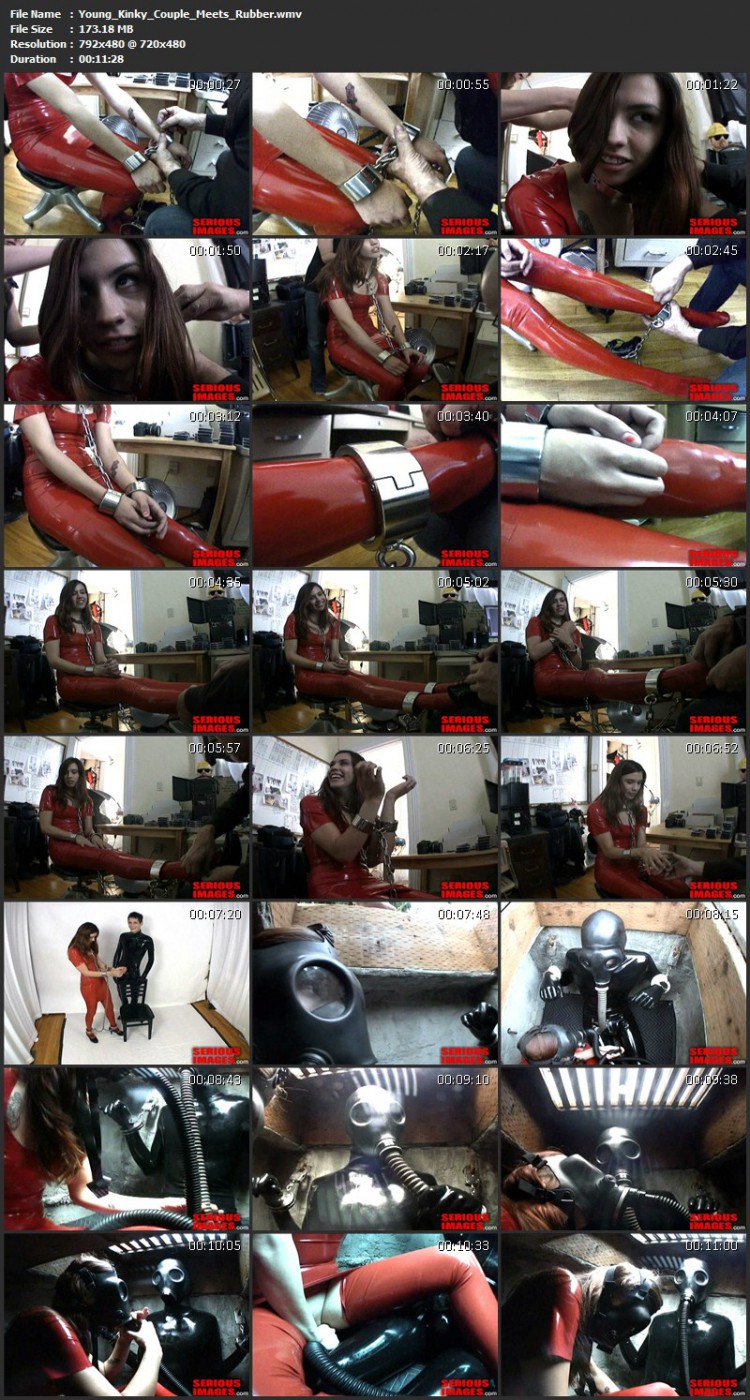 Young Kinky Couple Meets Rubber. Sep 10 2011. Seriousimages.com (173 Mb)