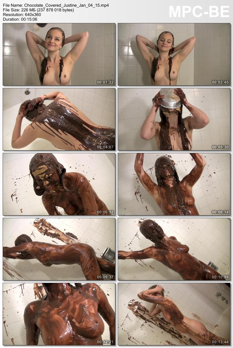 Chocolate Covered Justine. Jan 04 2016. Messygirl.com (226 Mb)