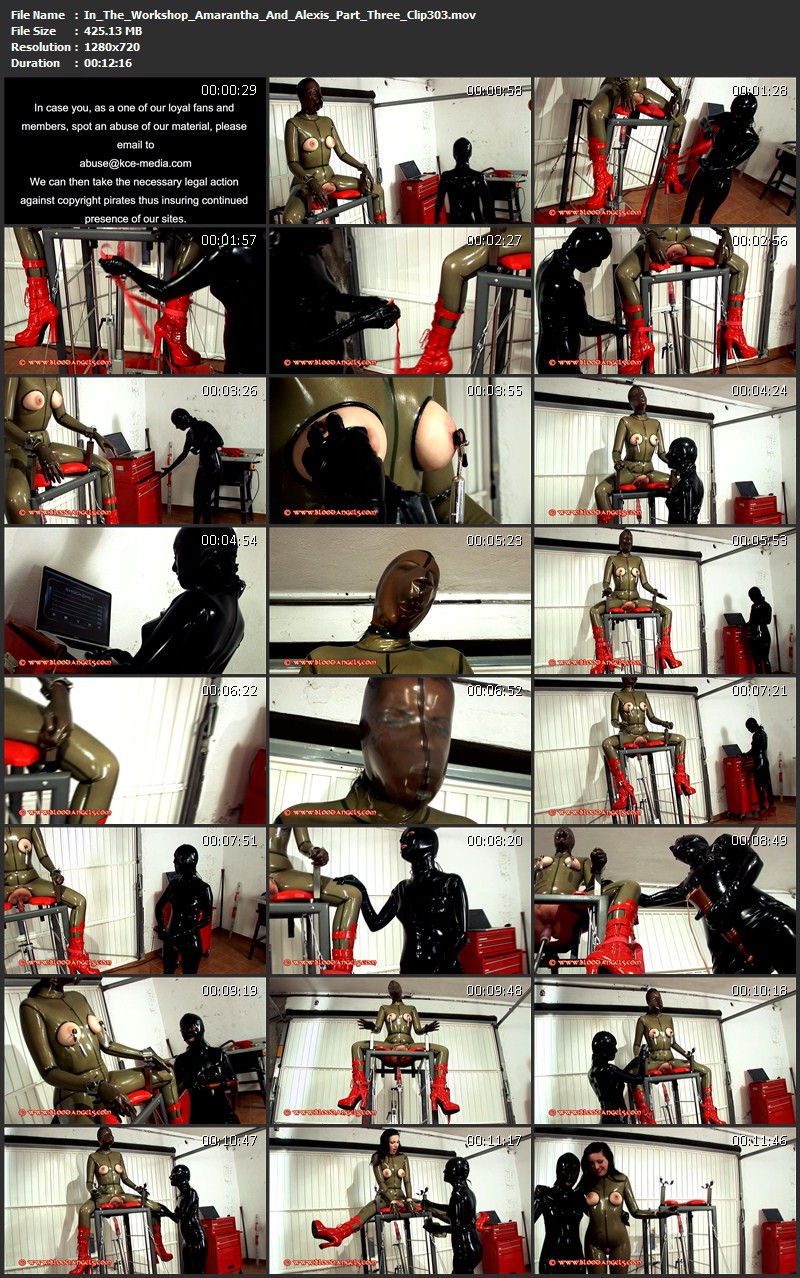 In The Workshop – Amarantha And Alexis Part Three (Clip 303). Oct 01 2013. Bloodangels.com (425Mb)