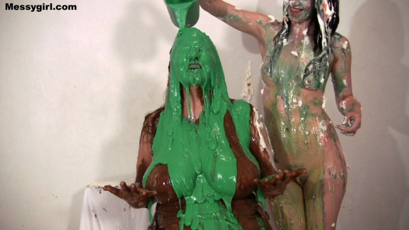 Pie, Slime or Strip - Vicky and Penelope. Jul 20 2015. Messygirl.com (300 Mb)