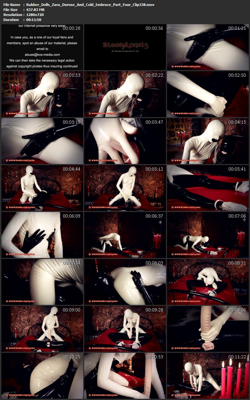 Rubber Dolls – Zara Durose And Cold Embrace Part Four (Clip 338). Jul 14 2014. Bloodangels.com (437 Mb)