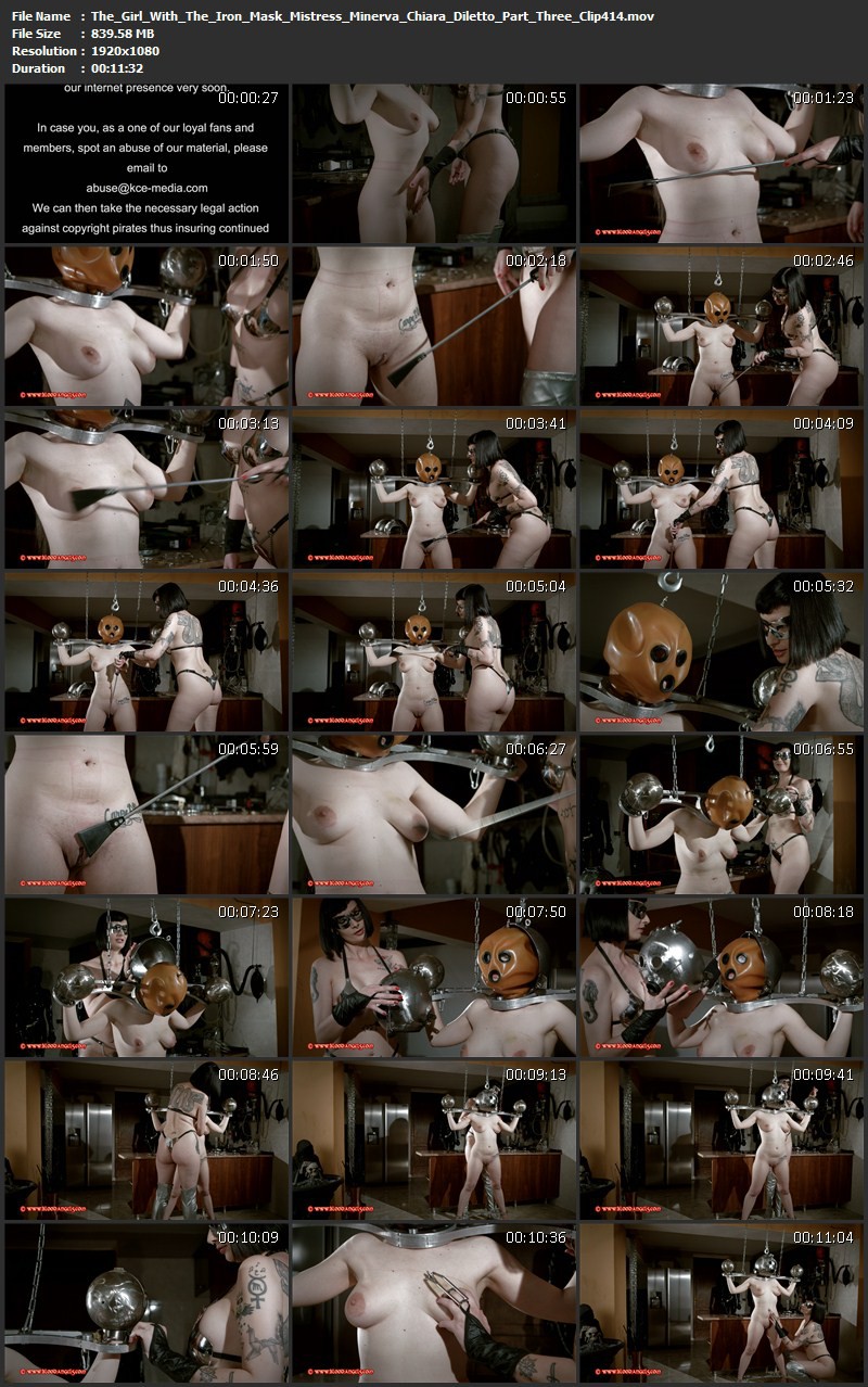 The Girl With The Iron Mask – Mistress Minerva, Chiara Diletto Part Three (Clip 414). Feb 01 2016. Bloodangels.com (839 Mb)