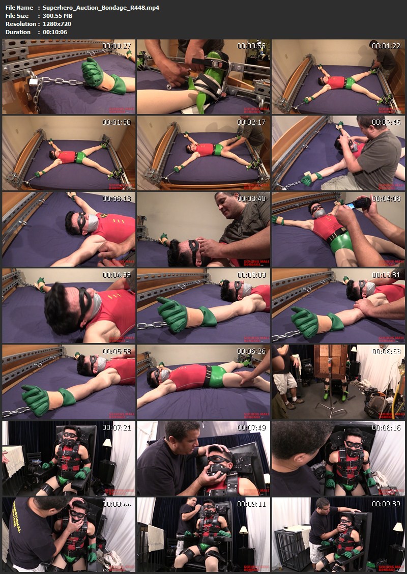 Superhero Auction Bondage - Holly Bondage Batman (R448). Sep 14 2015. Seriousmalebondage.com (300Mb)