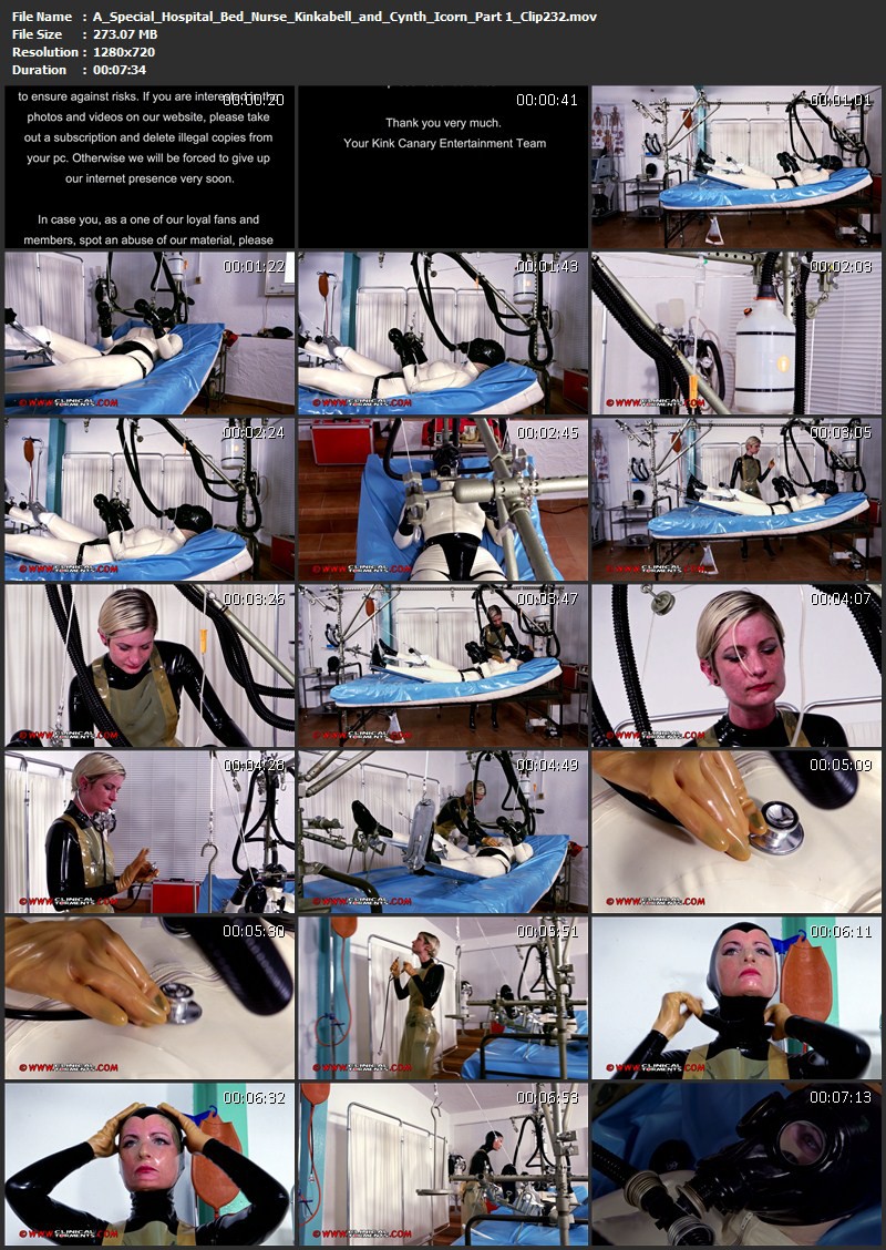 A Special Hospital Bed - Nurse Kinkabell and Cynth Icorn Part One (Clip232). Jun 30 2015. Clinicaltorments.com (273 Mb)