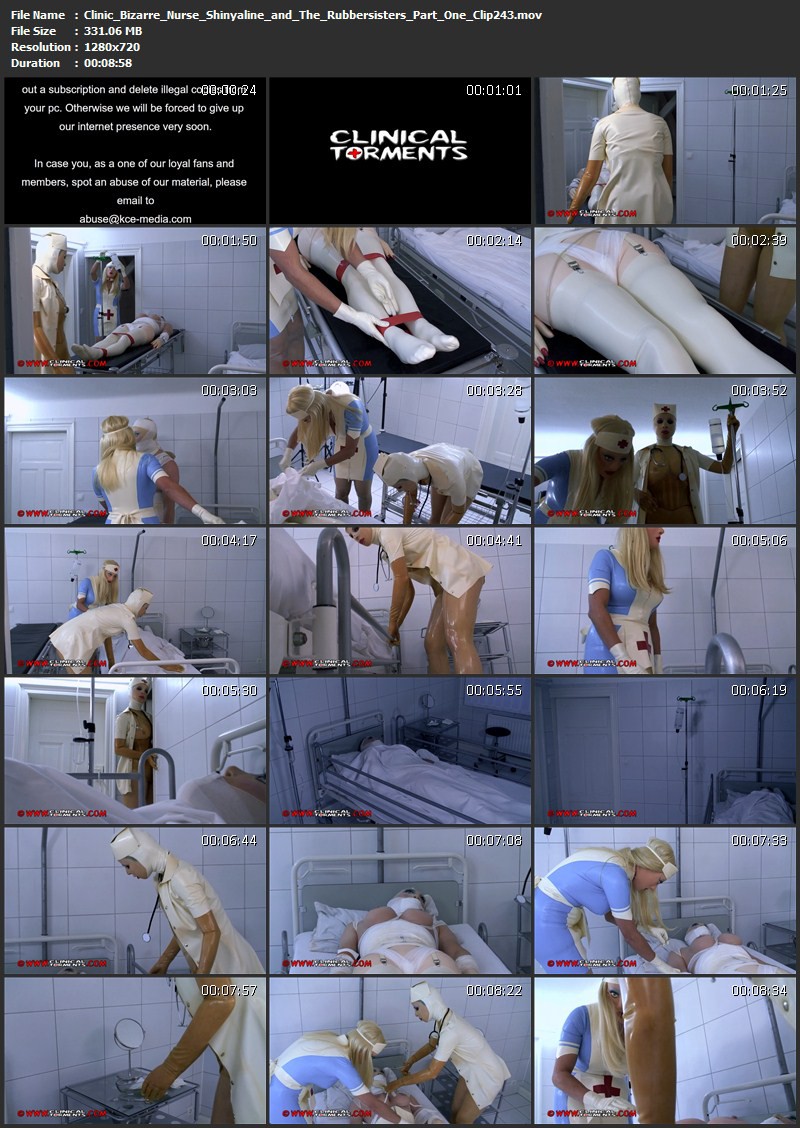 Clinic Bizarre - Nurse Shinyaline and The Rubbersisters Part One (Clip243). Sep 23 2015. Clinicaltorments.com (331 Mb)