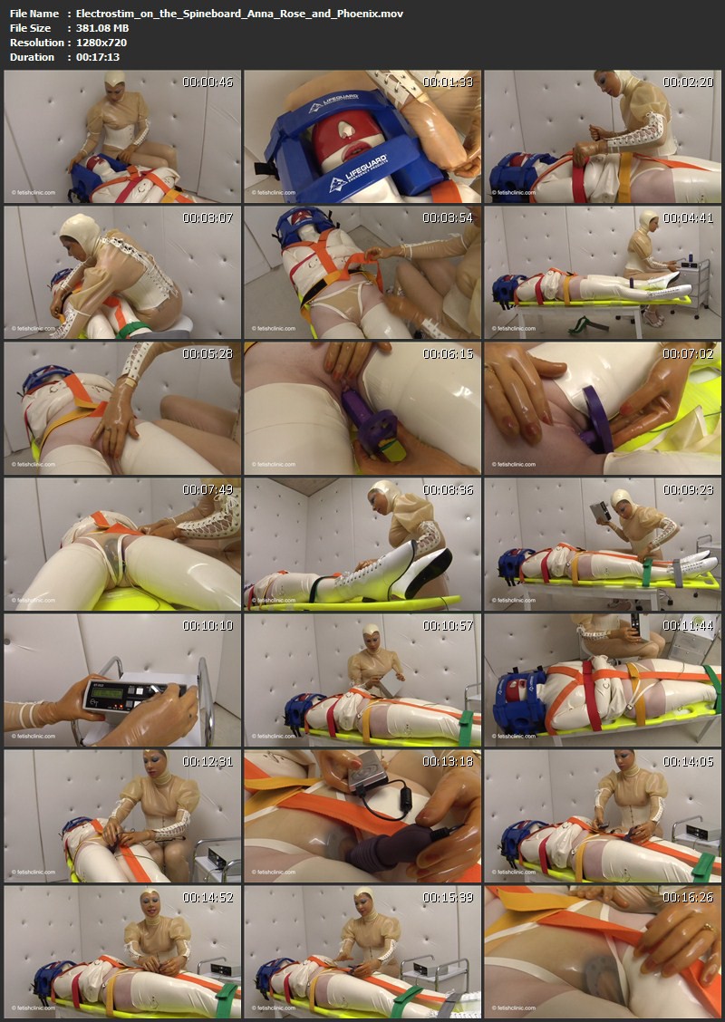 Electrostim on the Spineboard - Anna Rose and Phoenix. Feb 12 2016. AlterPic.com (381 Mb)
