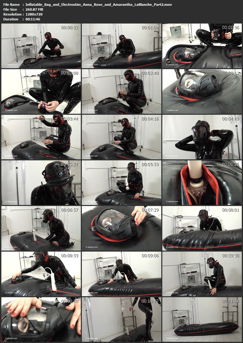 Inflatable Bag and Electrostim - Anna Rose and Amarantha LaBlanche Part 2. Mar 18 2016. AlterPic.com (260 Mb)