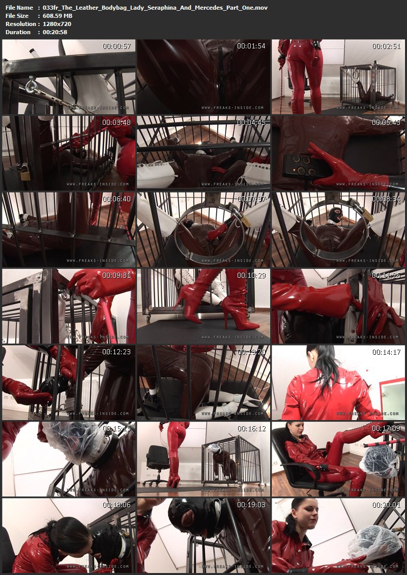 The Leather-Bodybag – Lady Seraphina And Mercedes Part One. Apr 05 2010. Freaksinside.com (608 Mb)
