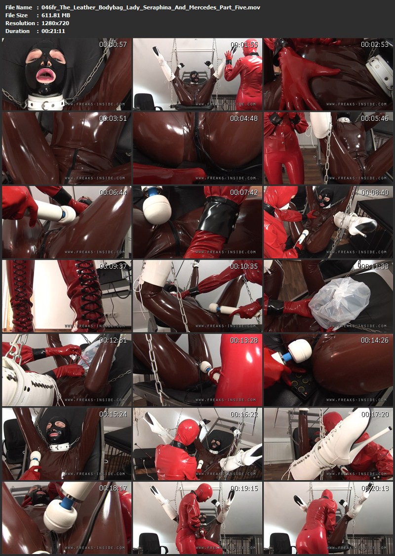 The Leather-Bodybag – Lady Seraphina And Mercedes Part Five. Sep 20 2010. Freaksinside.com (611 Mb)