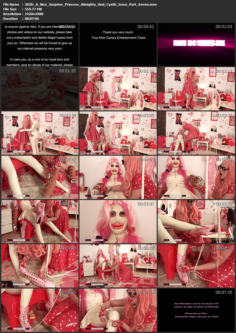 A Nice Surprise – Princess Almighty And Cynth Icorn Part Seven. Apr 07 2016. Freaksinside.com (559 Mb)