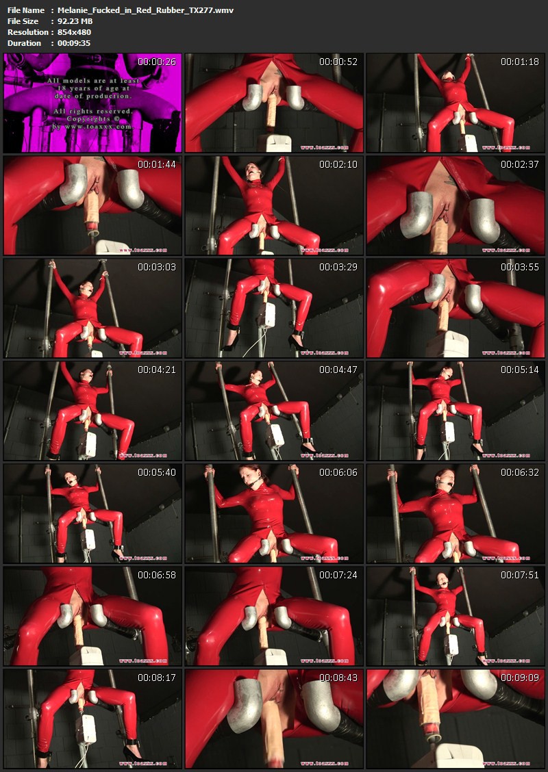 Melanie Fucked in Red Rubber (TX277). Oct 22 2016. Toaxxx.com (92 Mb)