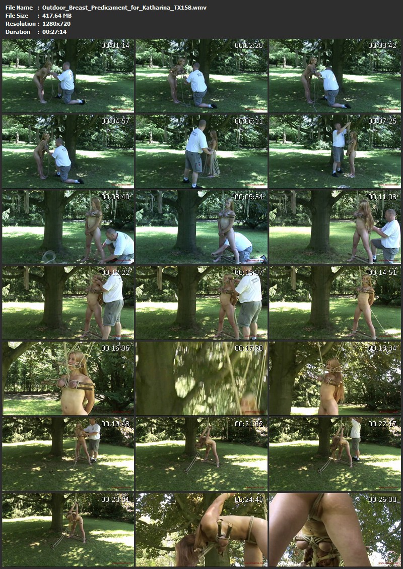Outdoor Breast Predicament for Katharina (TX158). Aug 29 2015. Toaxxx.com (417 Mb)