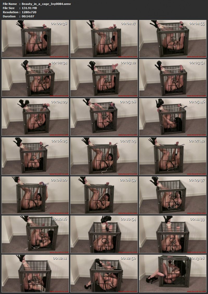 Beauty in a cage (Ivy0084). Feb 04 2011. Bound-ivy.com (131 Mb)