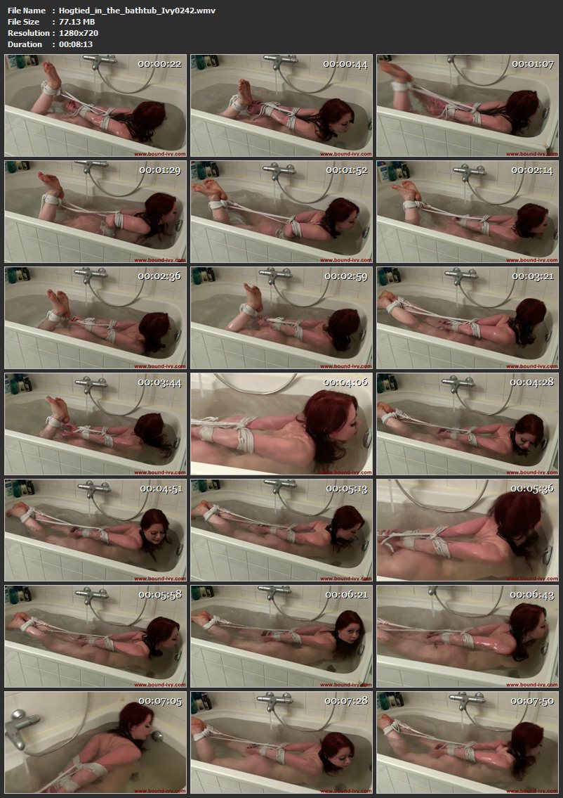 Hogtied In The Bathtub Ivy024