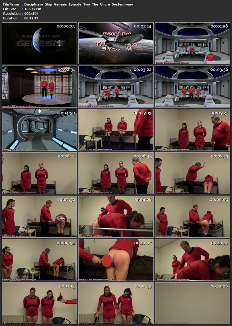 Disciplinary Ship Genesis Episode Two - The Uhura System. Spanked-in-uniform.com (163 Mb)