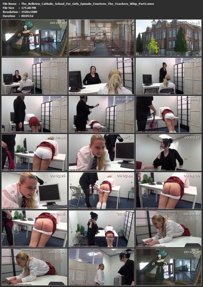 The Bellview Catholic School For Girls Episode Fourteen – The Teacher's Whip Part 1. Spanked-in-uniform.com (175 Mb)