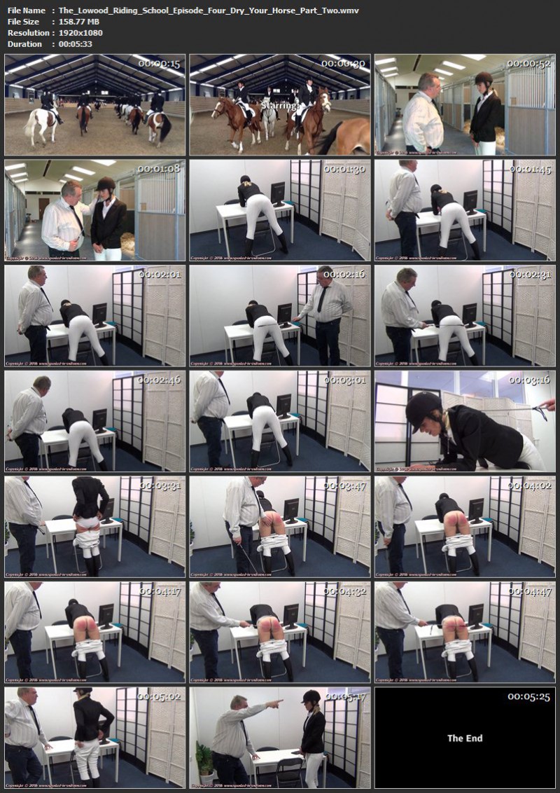 The Lowood Riding School Episode Four - Dry Your Horse Part Two. Spanked-in-uniform.com (158 Mb)