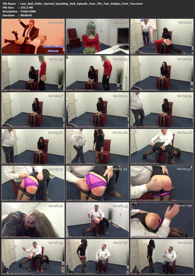 Law And Order Special Spanking Unit Episode Four - The Fair Dodger Part Two. Spanked-in-uniform.com (255 Mb)