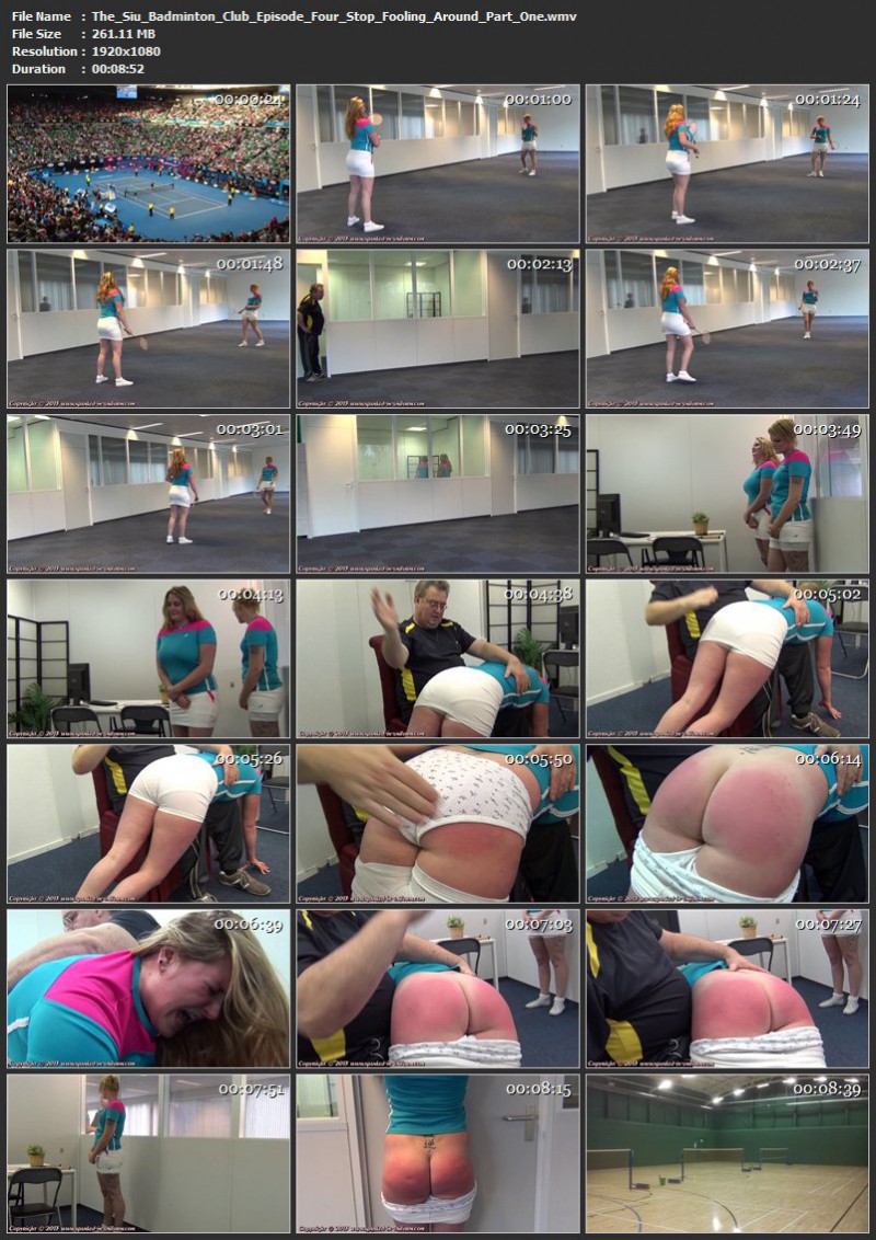 The Siu Badminton Club Episode Four - Stop Fooling Around Part One. Spanked-in-uniform.com (261 Mb)
