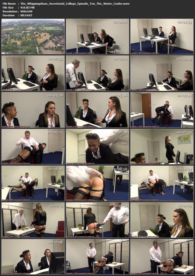 The Whippingsham Secretarial College Episode Ten - The Water Cooler. Spanked-in-uniform.com (416 Mb)
