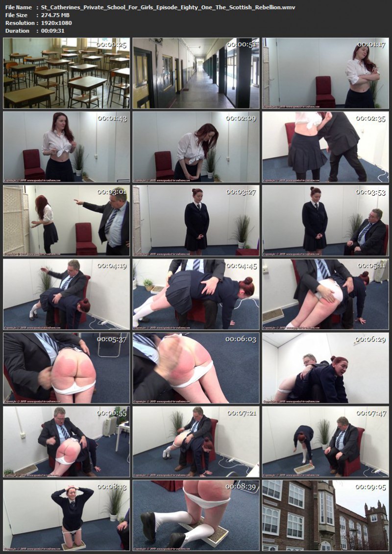 St. Catherines Private School For Girls Episode Eighty One - The Scottish Rebellion. Spanked-in-uniform.com (274 Mb)