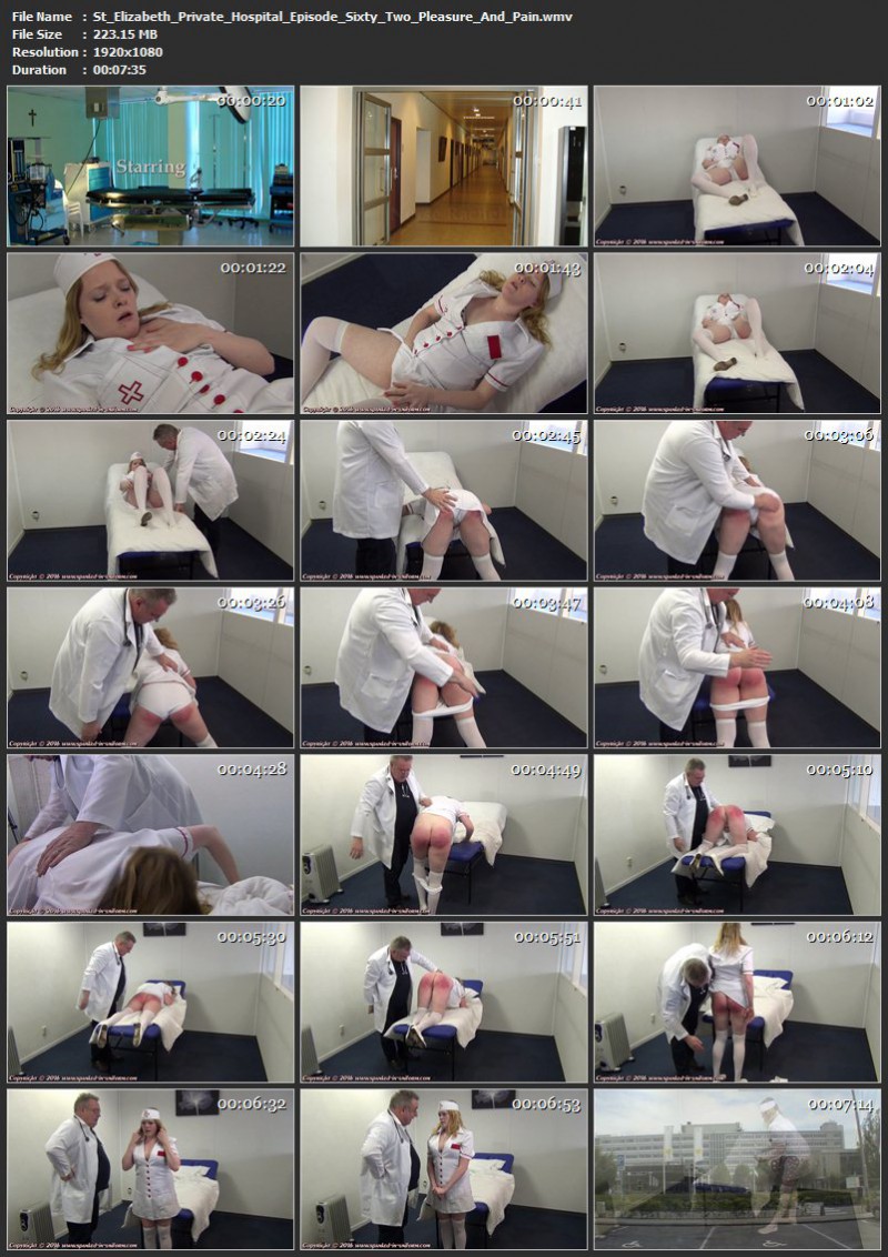St. Elizabeth Private Hospital Episode Sixty Two - Pleasure And Pain. Spanked-in-uniform.com (223 Mb)