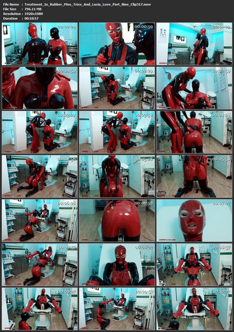 Treatment In Rubber – Miss Trixx And Lucia Love Part Nine (Clip 317). Apr 22 2017. Clinicaltorments.com (796 Mb)