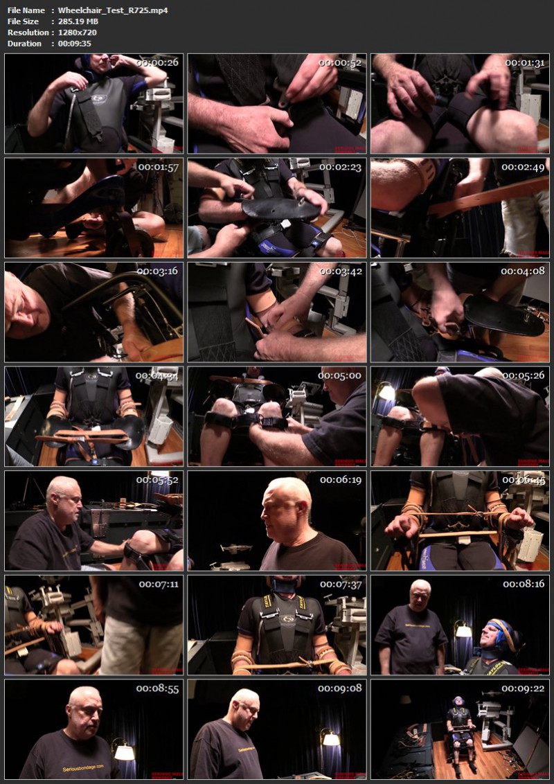 Aysmmetric Mummification, Cuppa Kink, Gimp Gromming, Goofing Around With Gear, Packing Up, Wheelchair Test (R725). Apr 07 2017. Seriousmalebondage.com (1972 Mb)