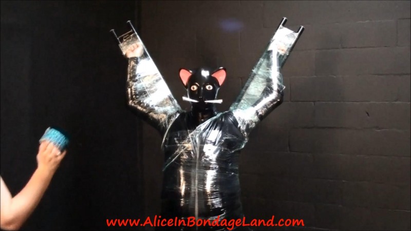 Layered Bondage Mummification – Rubber Kitty Handjob Threesome. Jul 25 2016. AliceInBondageLand.com (1594 Mb)
