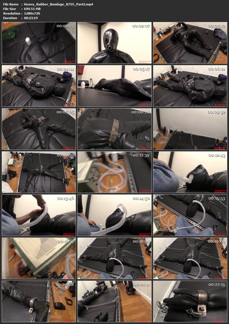 Heavy Rubber Bondage (R755). Aug 01 2017. Seriousmalebondage.com (1740 Mb)