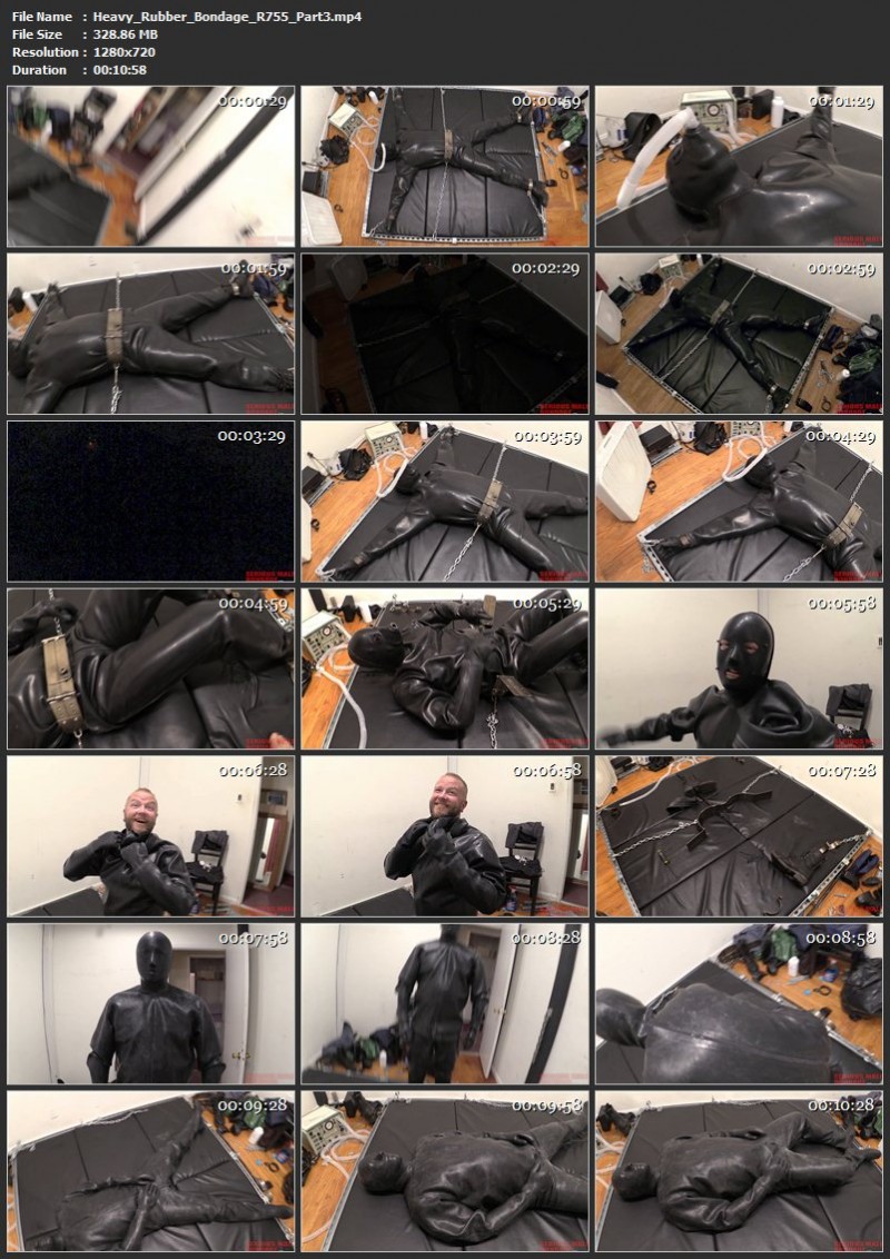 Heavy Rubber Bondage (R755). Aug 01 2017. Seriousmalebondage.com (1740 Mb)