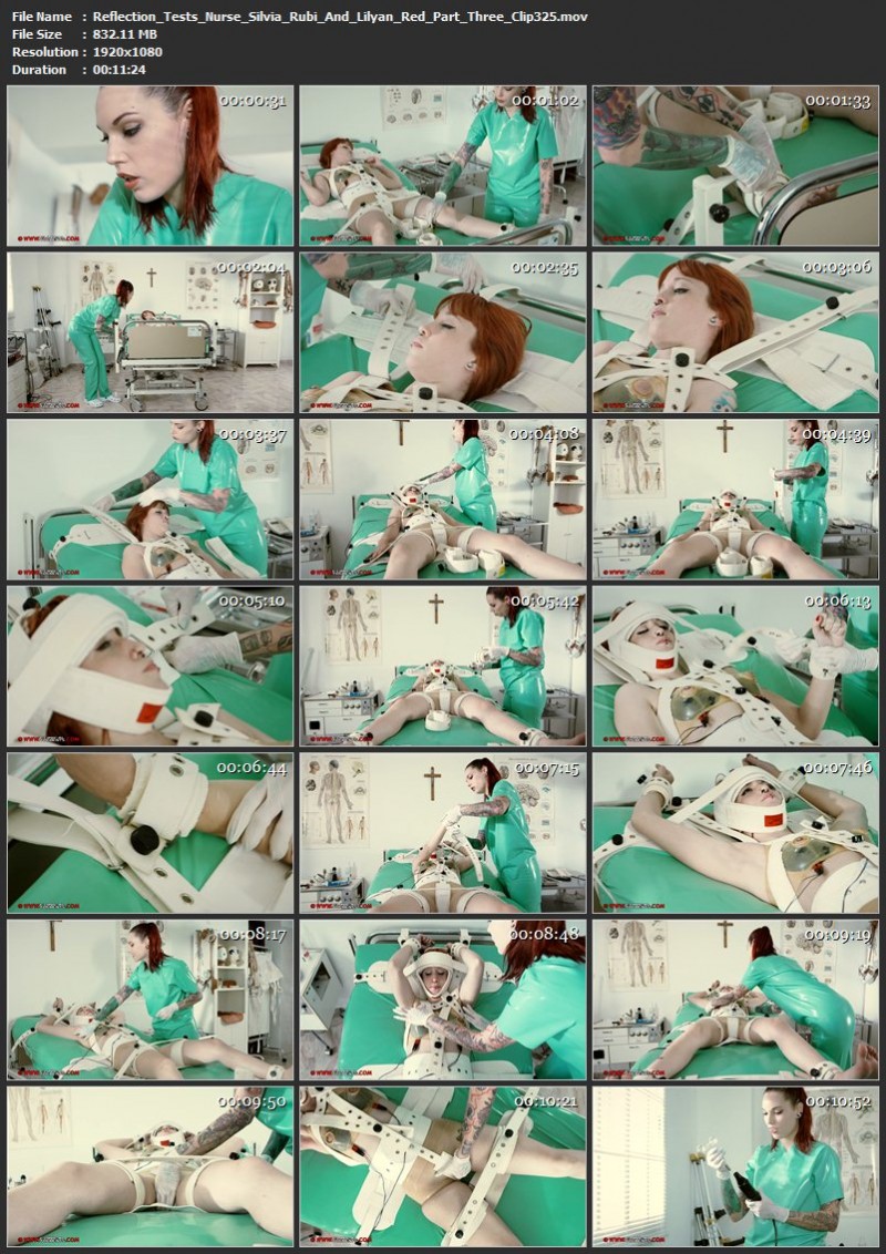 Reflection Tests – Nurse Silvia Rubi And Lilyan Red Part Three (Clip325). Jul 02 2017. Clinicaltorments.com (832 Mb)