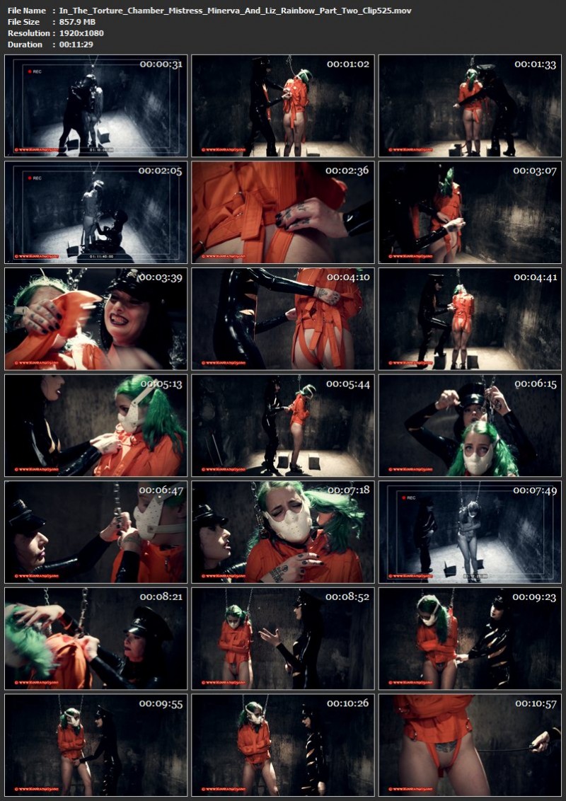 In The Torture Chamber – Mistress Minerva And Liz Rainbow Part Two (Clip 525). Aug 13 2018. Bloodangels.com (857 Mb)