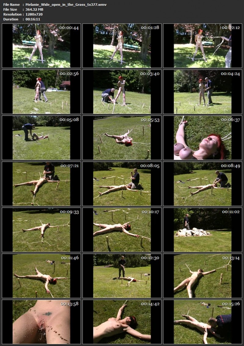 Melanie – Wide open in the Dungeon and Wide open in the Grass (tx377). Apr 17 2018. Toaxxx.com (824 Mb)