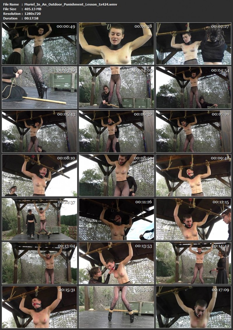 Muriel In An Outdoor Punishment Lesson (tx424). Mar 12 2019. Toaxxx.com (405 Mb)