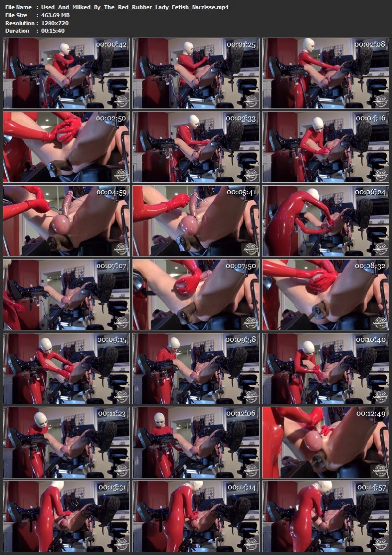 Used And Milked By The Red Rubber Lady - Fetish Narzisse. Kinkymistresses.com (463 Mb)