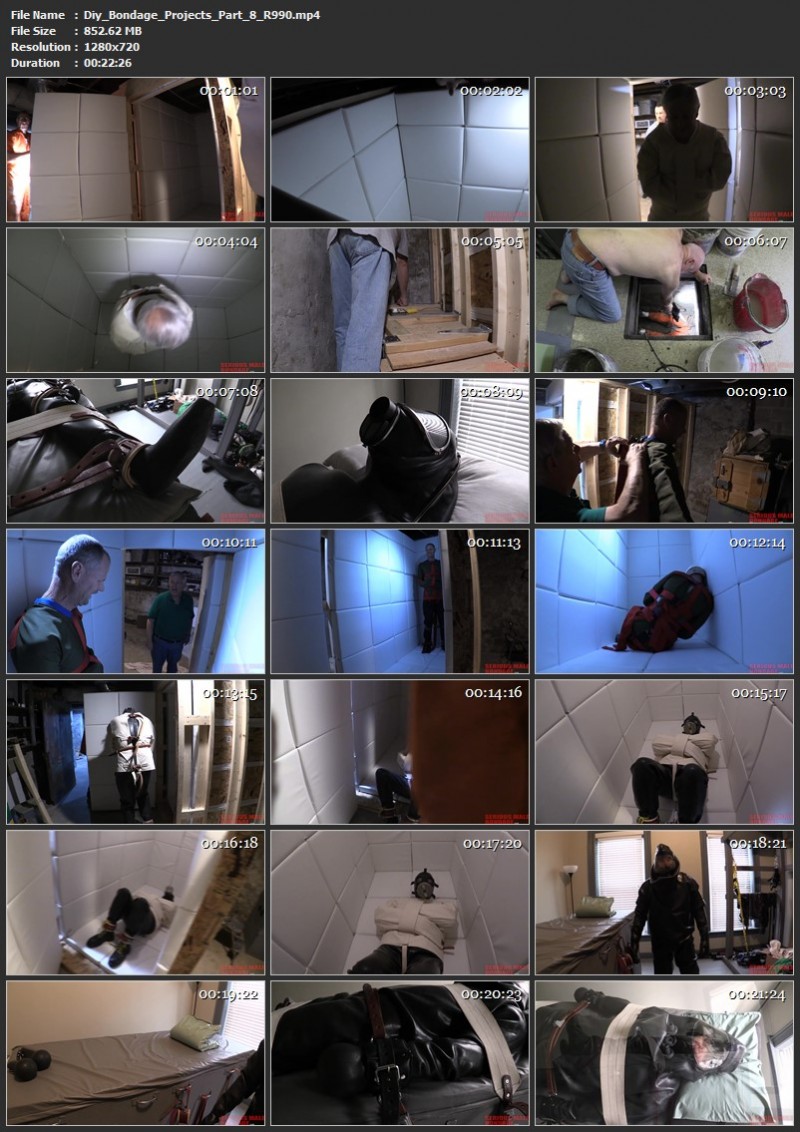 Diy Bondage Projects Part 8, 9 (R990). Jul 07 2020. Seriousmalebondage.com (1600 Mb)