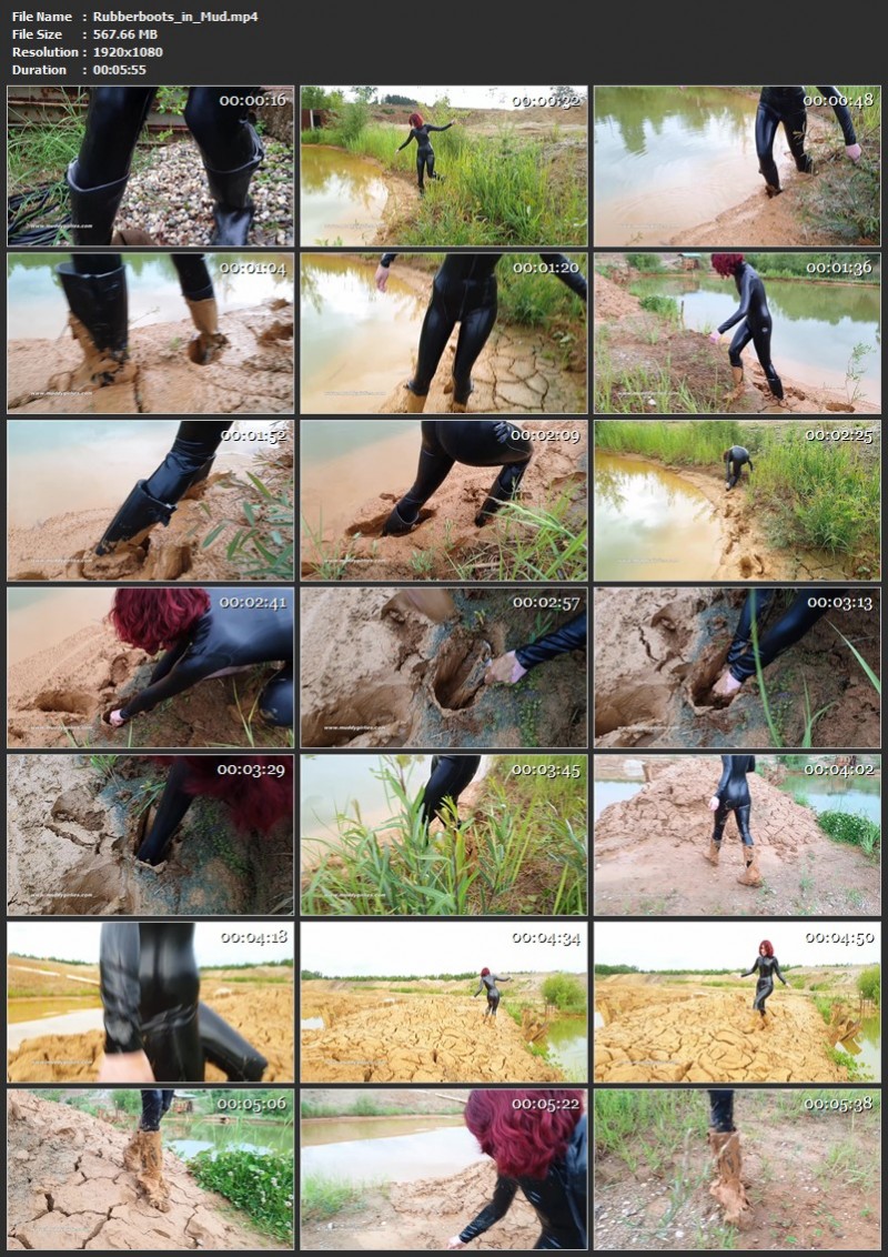Rubberboots in Mud. 27 Dec 2019. Muddygirlies.com (567 Mb)
