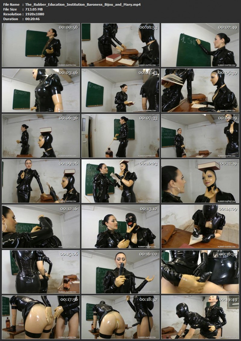 The Rubber Education Institution - Baroness Bijou and Mary. 2019-07-16. Rubber-empire.com (713 Mb)