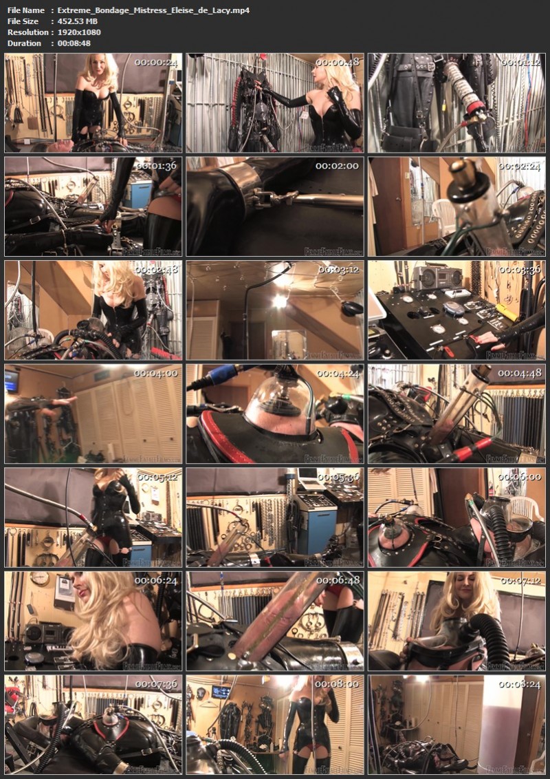 Extreme Bondage - Mistress Eleise de Lacy. 25 Feb 2020. Femmefatalefilms.com (452 Mb)