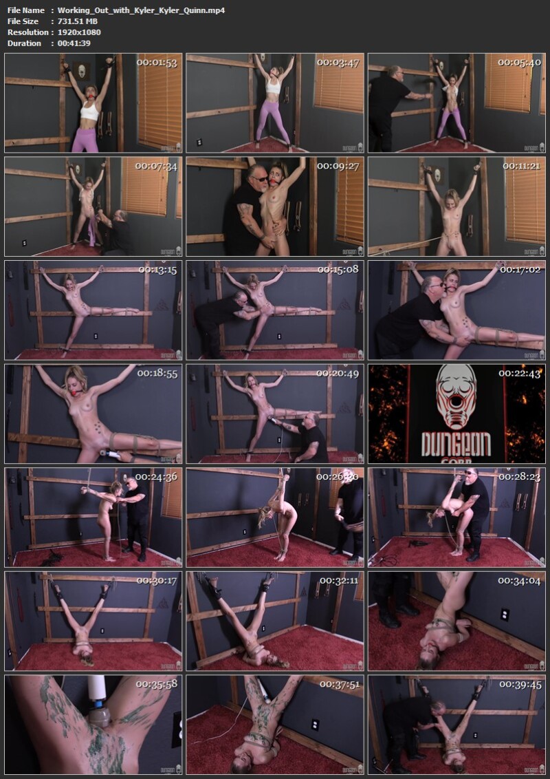 Working Out with Kyler - Kyler Quinn. 05.02.2021. Dungeoncorp.com (731 Mb)
