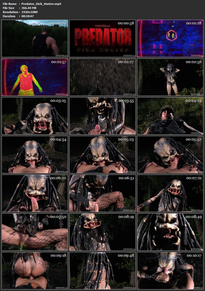Predator Dick Hunter. Horrorporn.com (366 Mb)