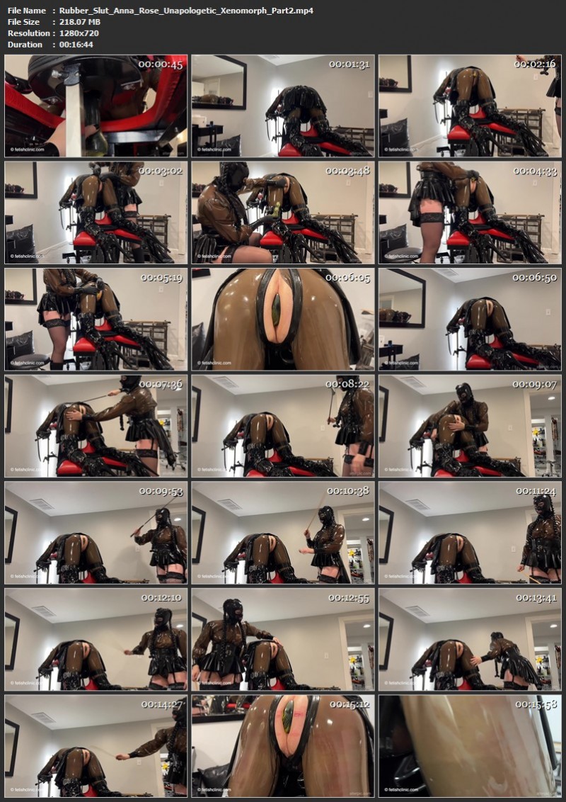 Rubber Slut - Anna Rose, Unapologetic Xenomorph (Part 2). 2022-03-07. Alterpic.com (218 Mb)