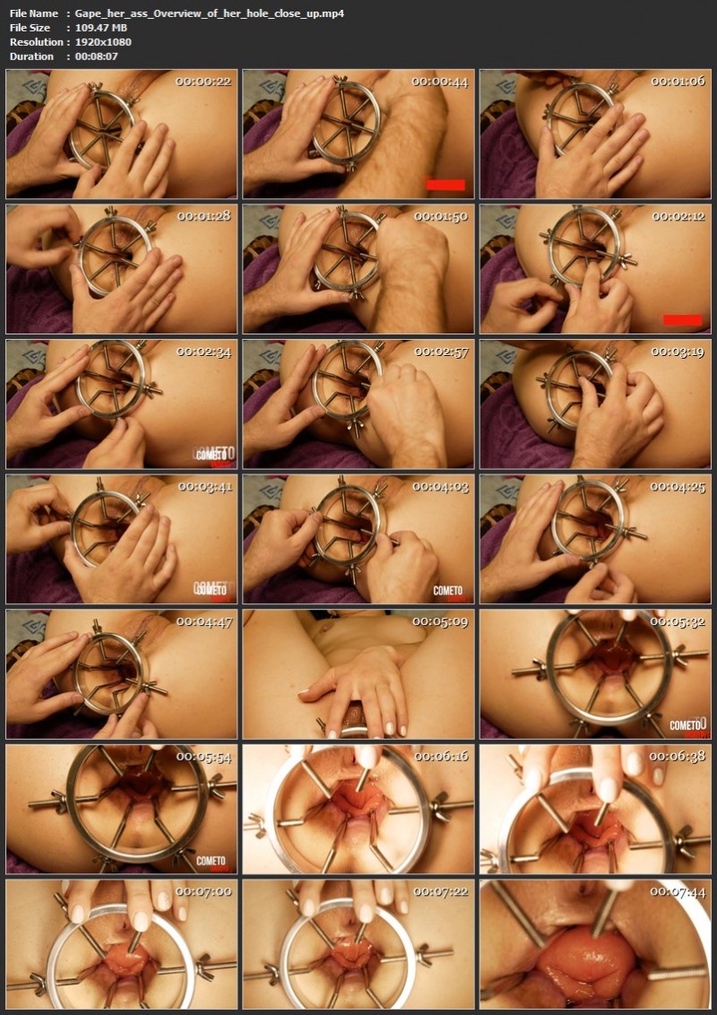 Gape her ass + Overview of her hole close-up. Pornhub.com (109 Mb)