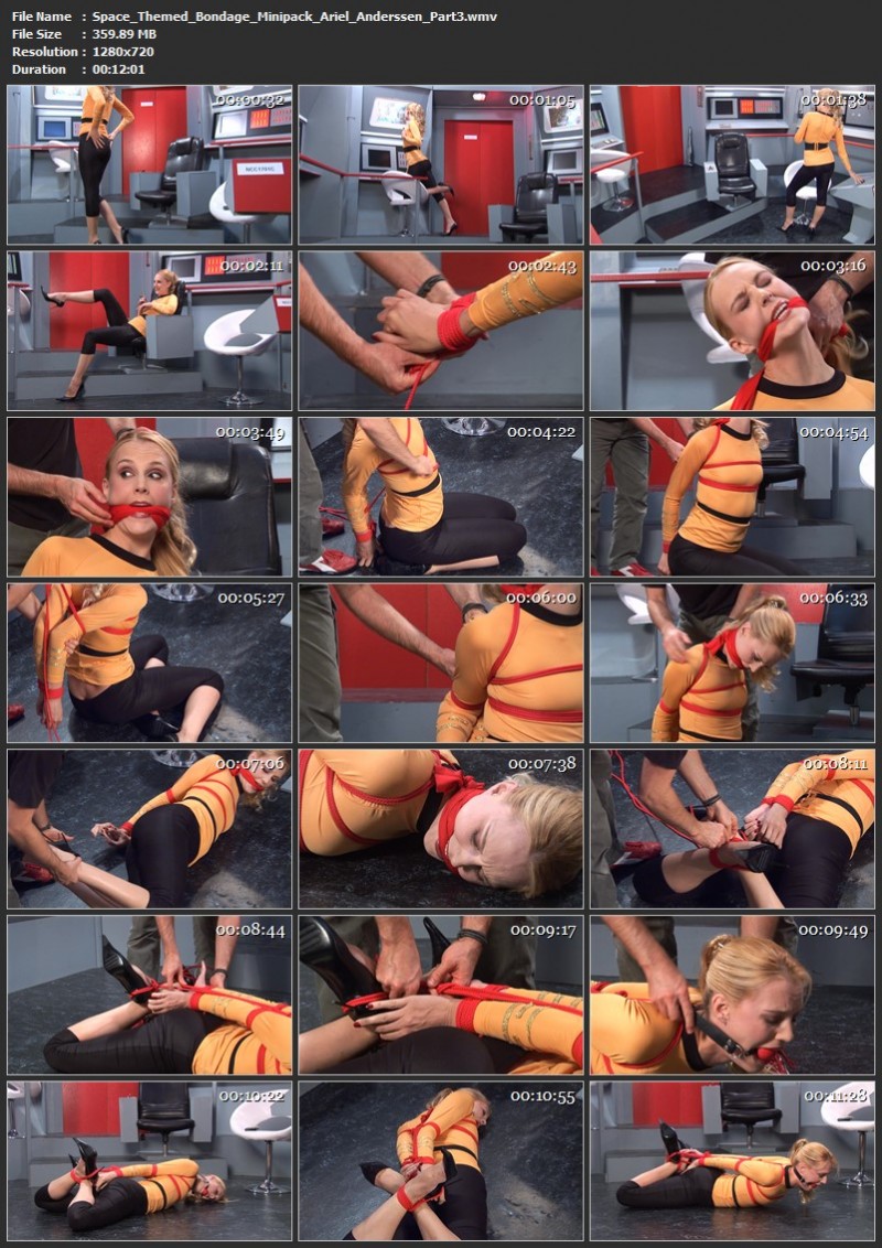 Space Themed Bondage Minipack - Ariel Anderssen. (1455 Mb)